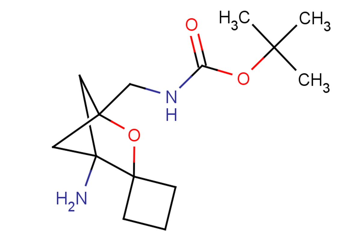 tert-butyl N-{1-amino-3-oxaspiro[bicyclo[2.1.1]hexane-2,1'-cyclobutane]-4-ylmethyl}carbamate