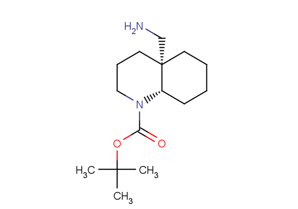tert-butyl (4aR,8aS)-4a-(aminomethyl)-decahydroquinoline-1-carboxylate
