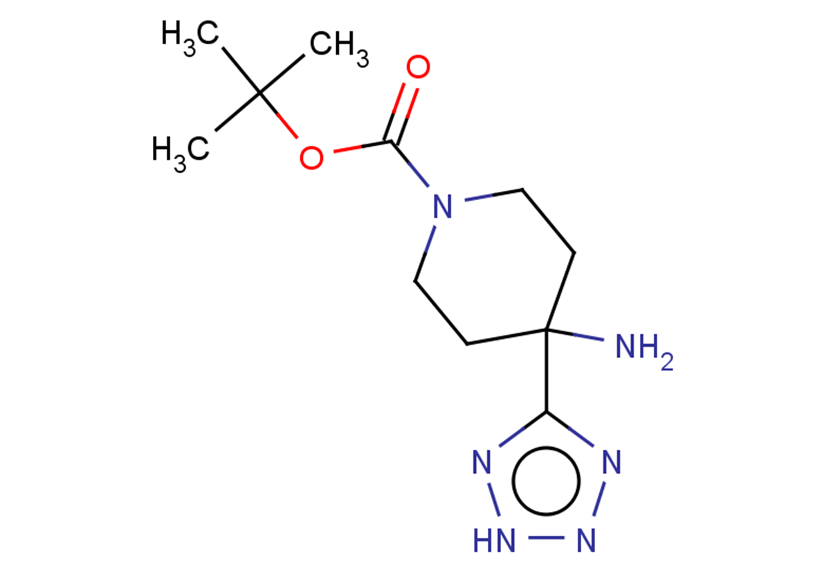 tert-butyl 4-amino-4-(2H-1,2,3,4-tetrazol-5-yl)piperidine-1-carboxylate