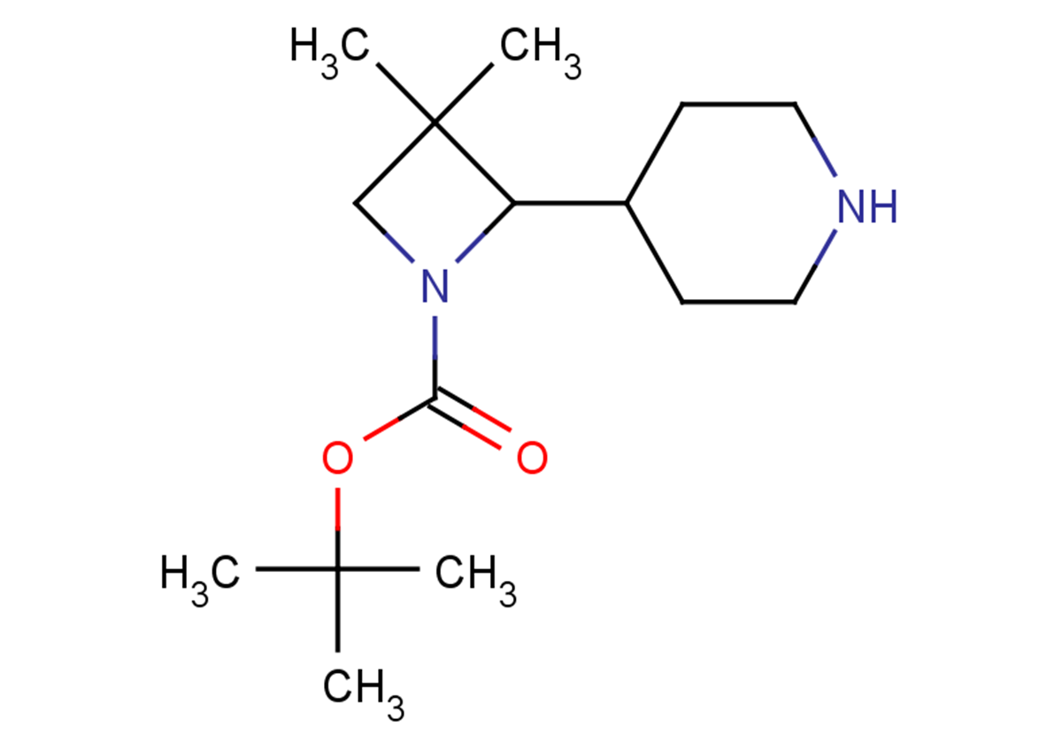 tert-butyl 3,3-dimethyl-2-(piperidin-4-yl)azetidine-1-carboxylate