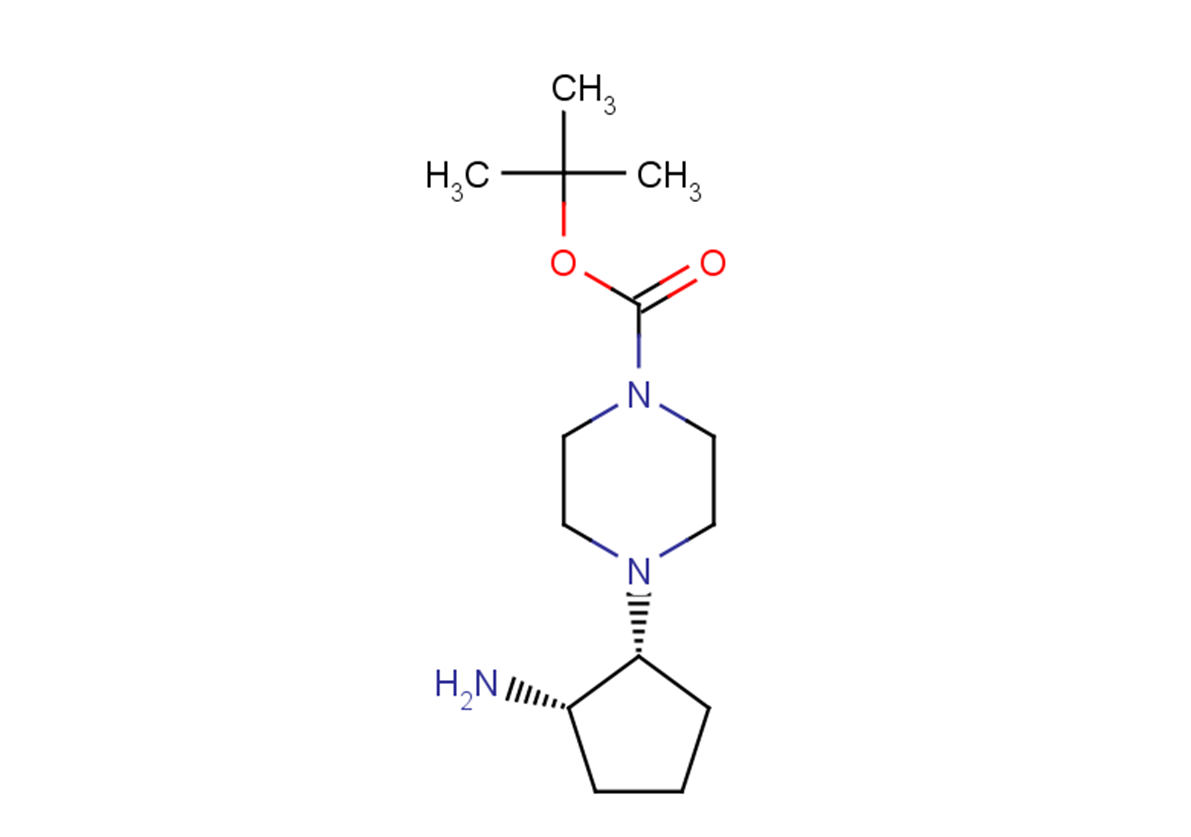 tert-butyl 4-[(1R,2S)-2-aminocyclopentyl]piperazine-1-carboxylate