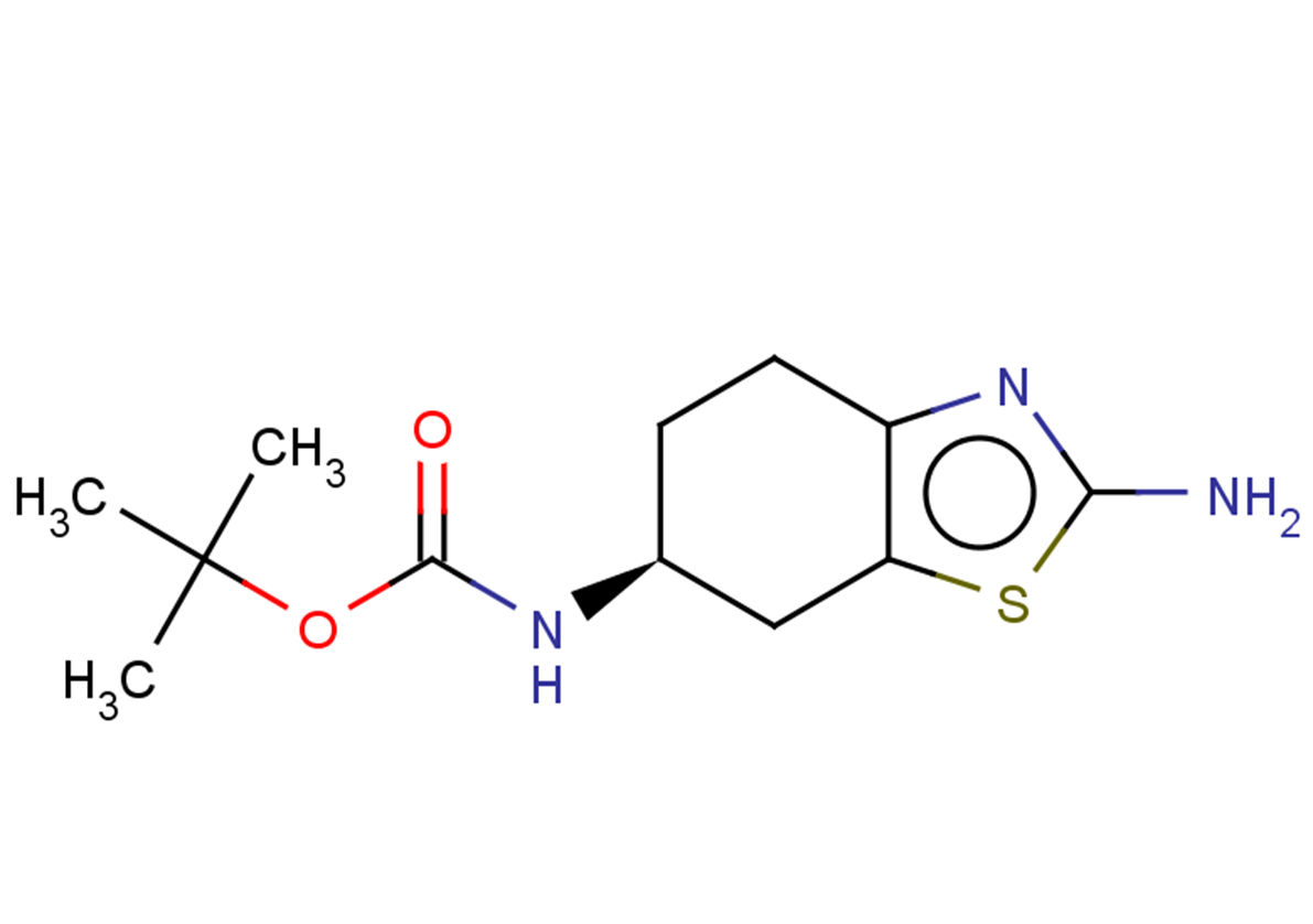 tert-butyl N-[(6S)-2-amino-4,5,6,7-tetrahydro-1,3-benzothiazol-6-yl]carbamate