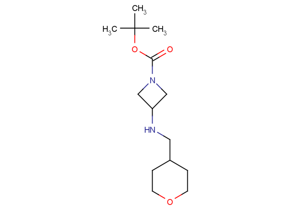 tert-butyl 3-[(oxan-4-ylmethyl)amino]azetidine-1-carboxylate