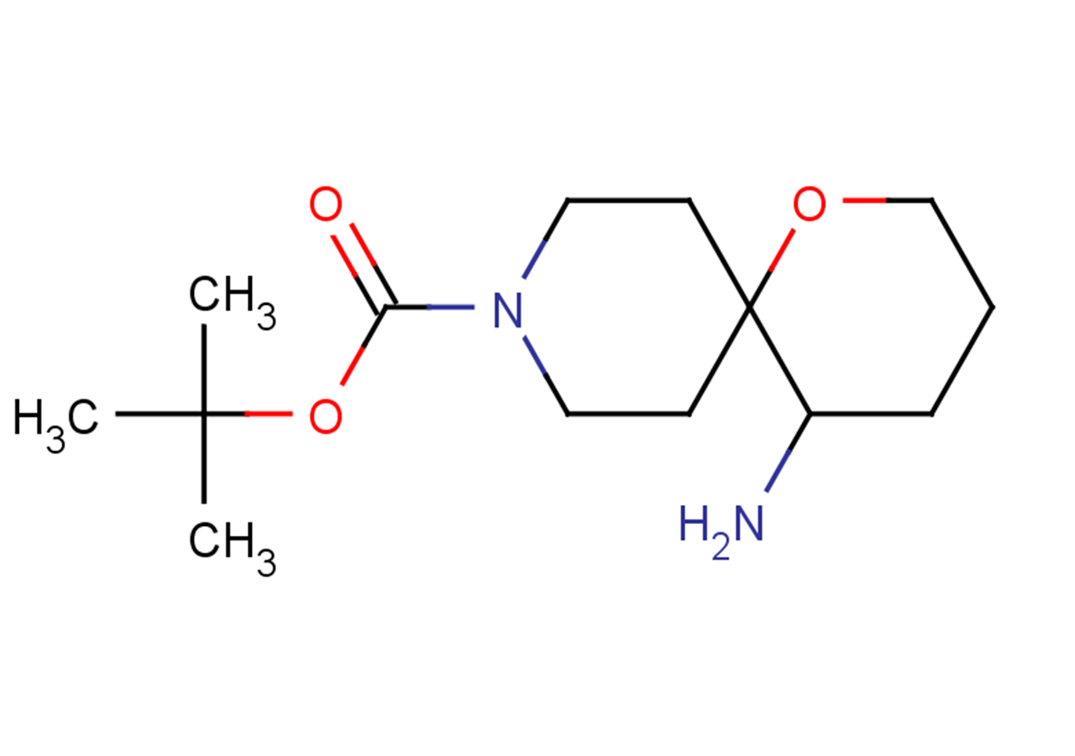 tert-butyl 5-amino-1-oxa-9-azaspiro[5.5]undecane-9-carboxylate