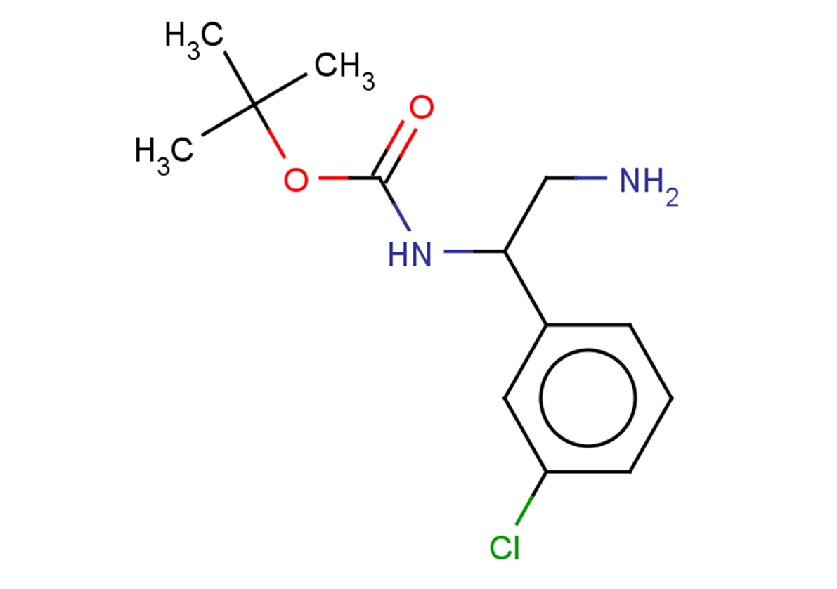 tert-butyl N-[2-amino-1-(3-chlorophenyl)ethyl]carbamate