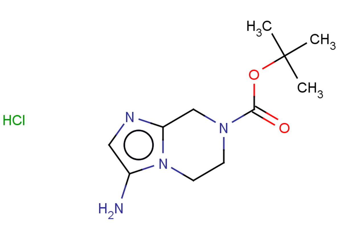 tert-butyl 3-amino-5H,6H,7H,8H-imidazo[1,2-a]pyrazine-7-carboxylate hydrochloride