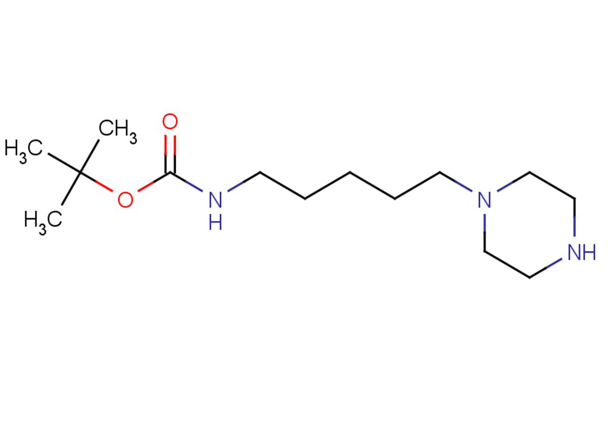 tert-butyl N-[5-(piperazin-1-yl)pentyl]carbamate