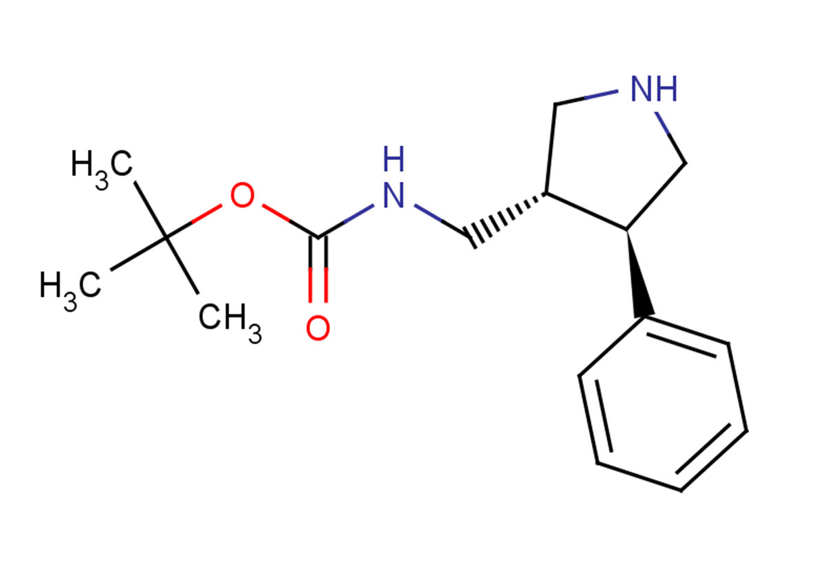 tert-butyl N-{[(3S,4R)-4-phenylpyrrolidin-3-yl]methyl}carbamate
