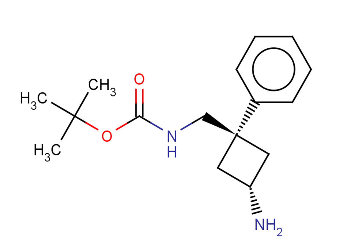 tert-butyl N-[(3-amino-1-phenylcyclobutyl)methyl]carbamate