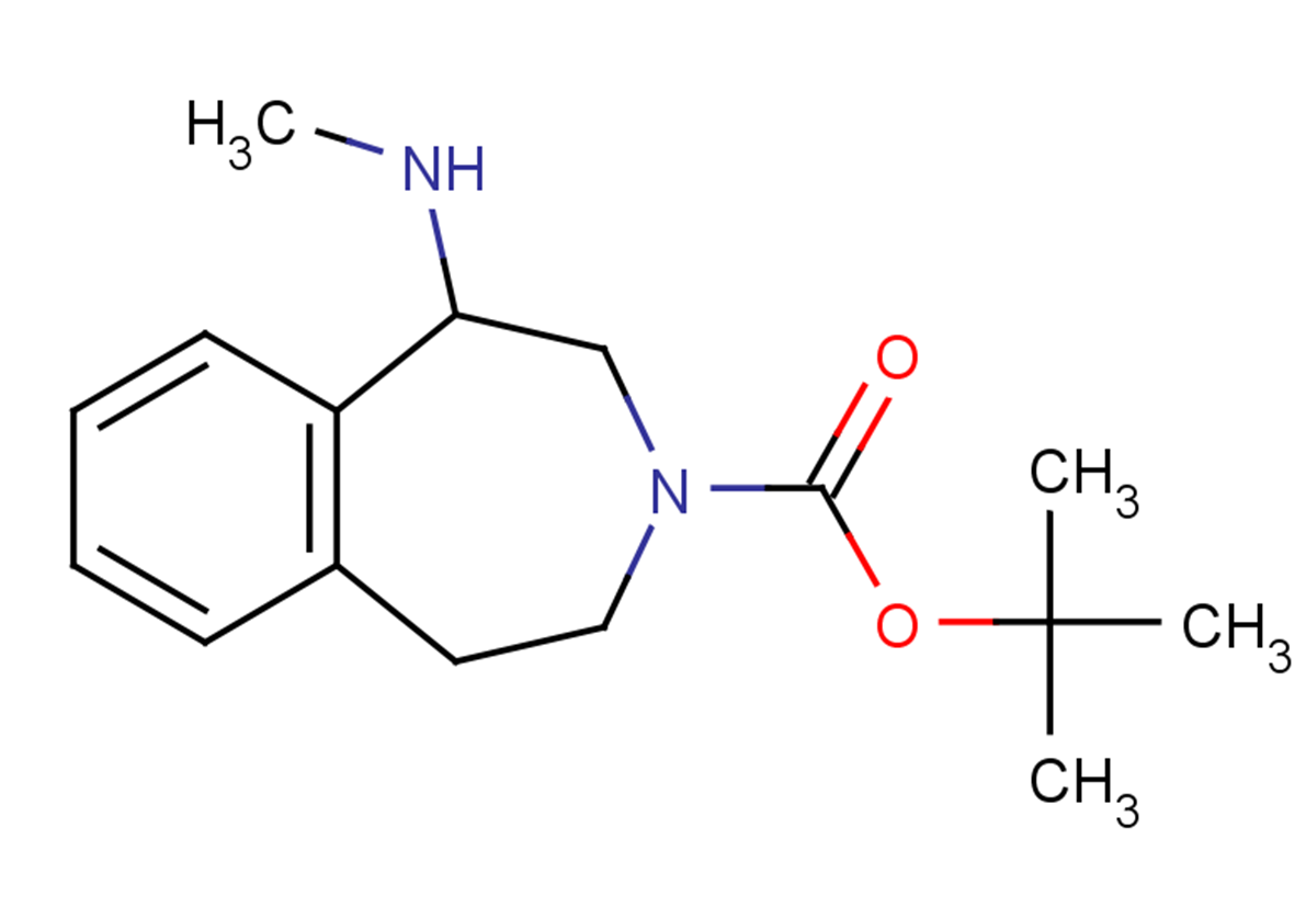 tert-butyl 1-(methylamino)-2,3,4,5-tetrahydro-1H-3-benzazepine-3-carboxylate