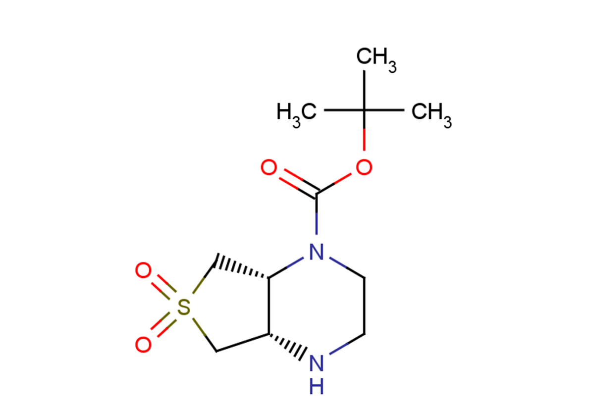 tert-butyl (4aS,7aR)-6,6-dioxo-octahydro-6$l^{6},1,4-thieno[3,4-b]piperazine-1-carboxylate