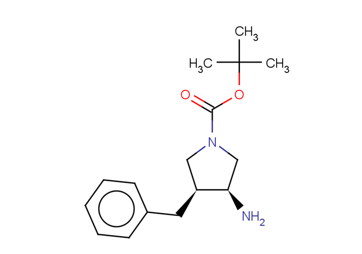tert-butyl (3S,4S)-3-amino-4-benzylpyrrolidine-1-carboxylate
