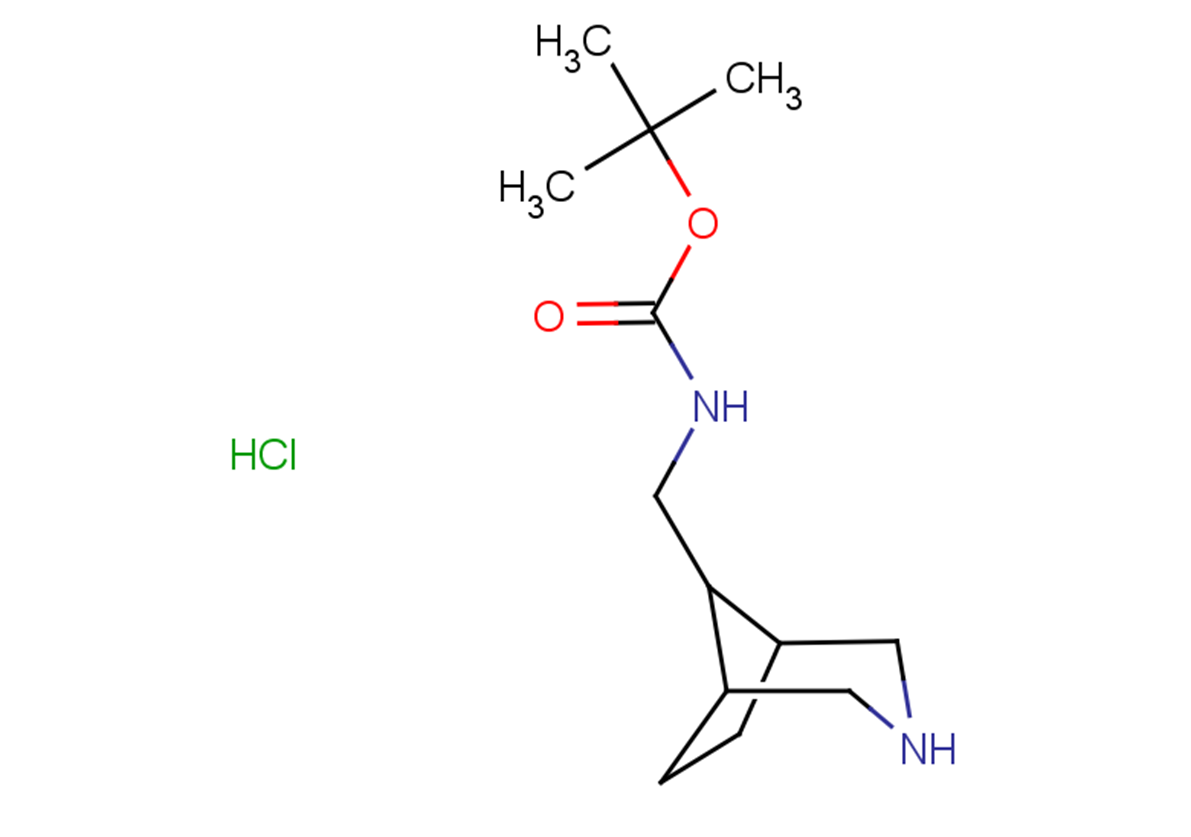 tert-butyl N-{3-azabicyclo[3.2.1]octan-8-ylmethyl}carbamate hydrochloride