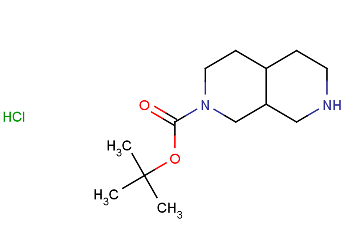tert-butyl decahydro-2,7-naphthyridine-2-carboxylate hydrochloride
