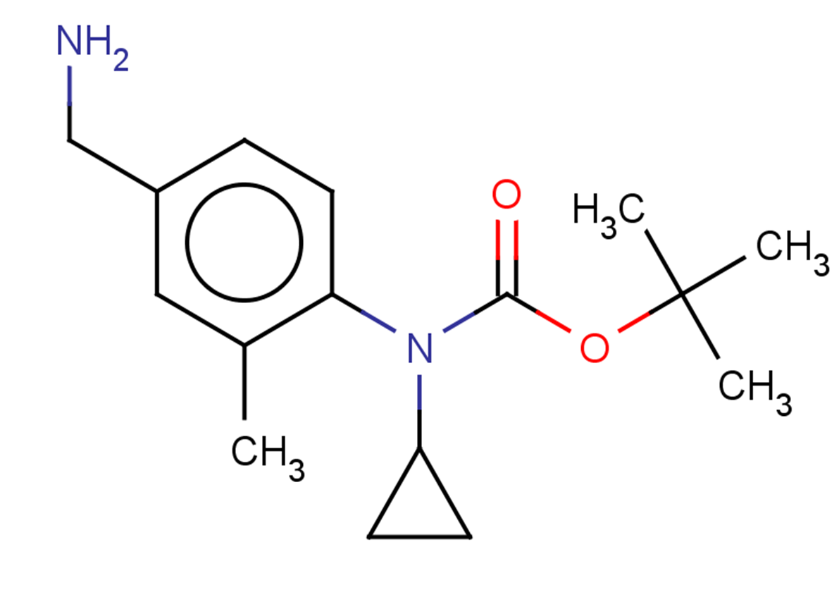 tert-butyl N-[4-(aminomethyl)-2-methylphenyl]-N-cyclopropylcarbamate