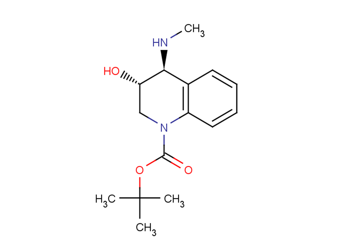 tert-butyl (3S,4S)-3-hydroxy-4-(methylamino)-1,2,3,4-tetrahydroquinoline-1-carboxylate