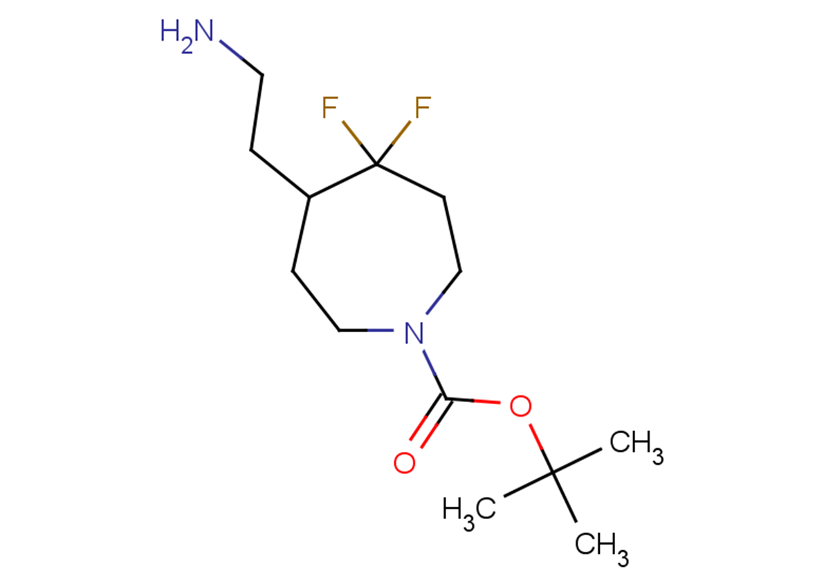 tert-butyl 5-(2-aminoethyl)-4,4-difluoroazepane-1-carboxylate