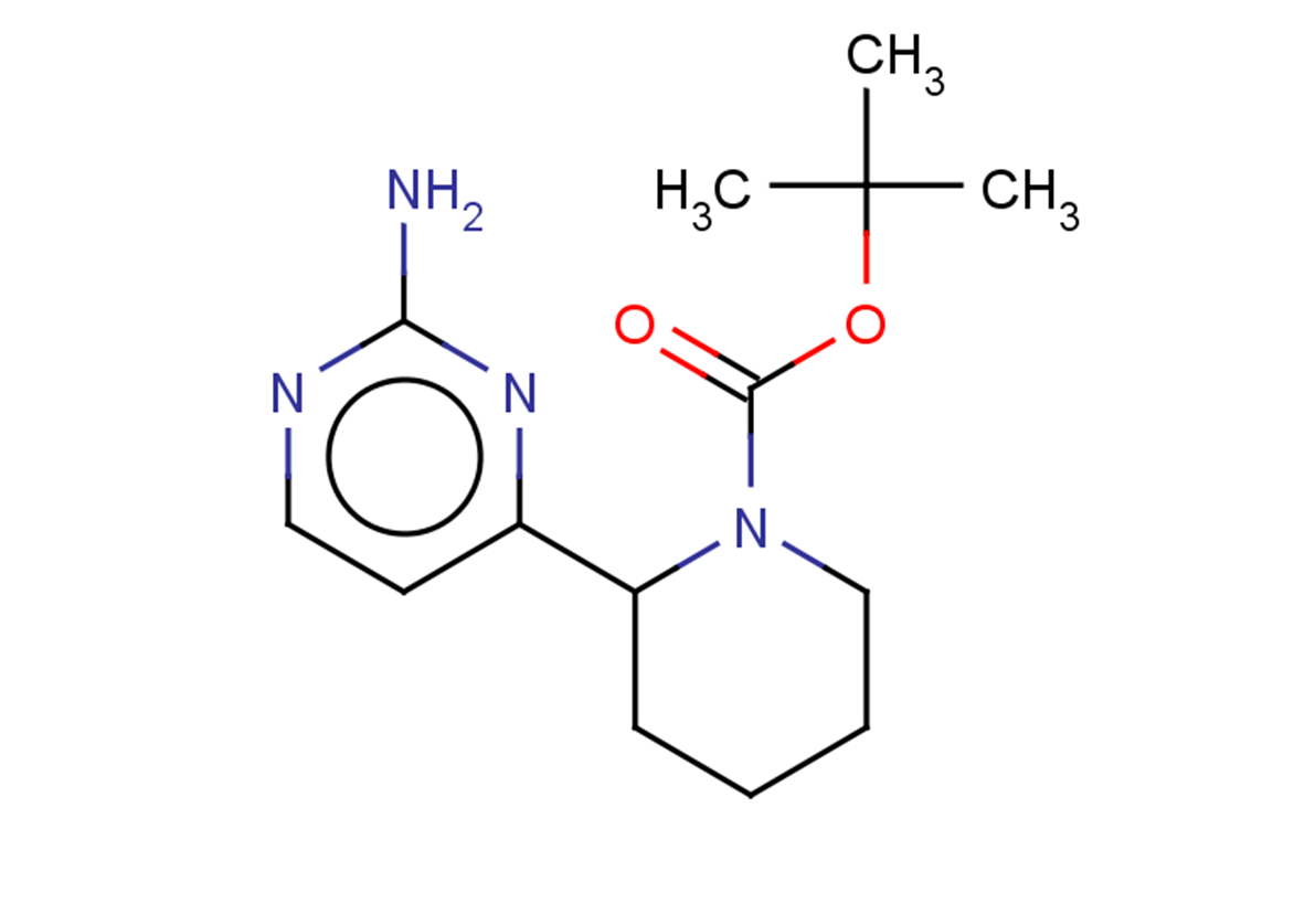 tert-butyl 2-(2-aminopyrimidin-4-yl)piperidine-1-carboxylate