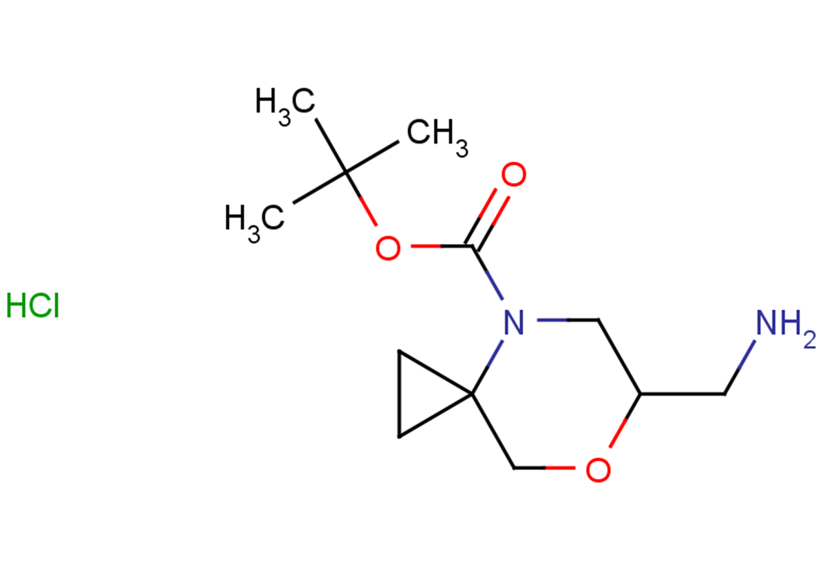 tert-butyl 6-(aminomethyl)-7-oxa-4-azaspiro[2.5]octane-4-carboxylate hydrochloride