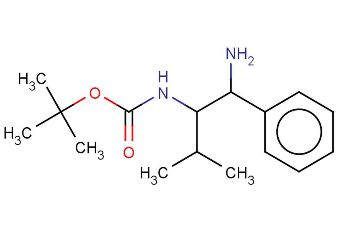 tert-butyl N-(1-amino-3-methyl-1-phenylbutan-2-yl)carbamate
