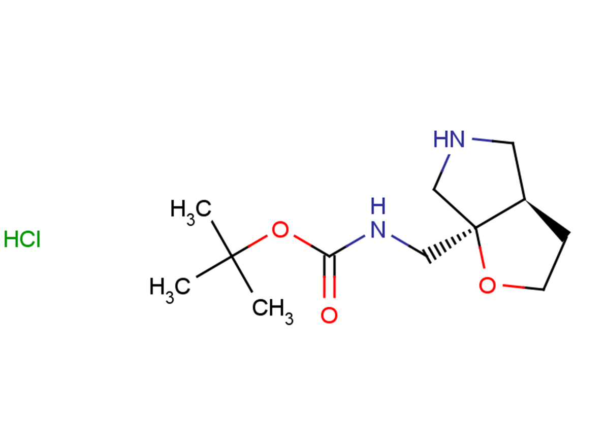 tert-butyl N-[(3aR,6aR)-hexahydro-2H-furo[2,3-c]pyrrol-6a-ylmethyl]carbamate hydrochloride