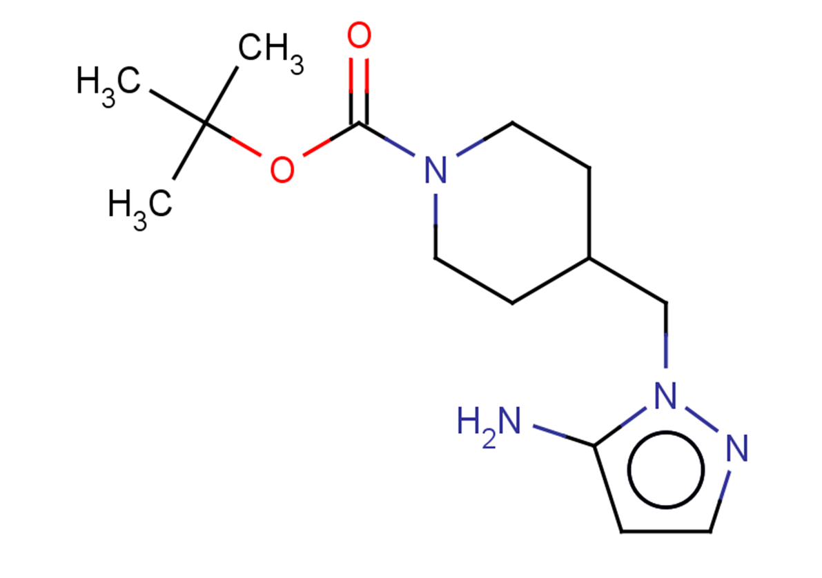 tert-butyl 4-[(5-amino-1H-pyrazol-1-yl)methyl]piperidine-1-carboxylate