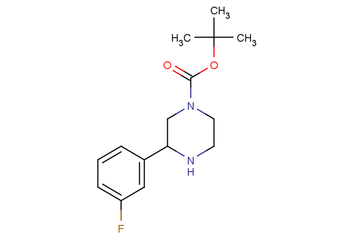 tert-butyl 3-(3-fluorophenyl)piperazine-1-carboxylate