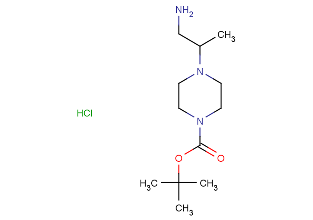 tert-butyl 4-(1-aminopropan-2-yl)piperazine-1-carboxylate hydrochloride