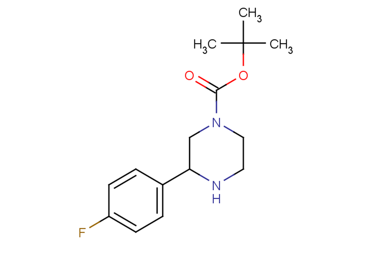tert-butyl 3-(4-fluorophenyl)piperazine-1-carboxylate