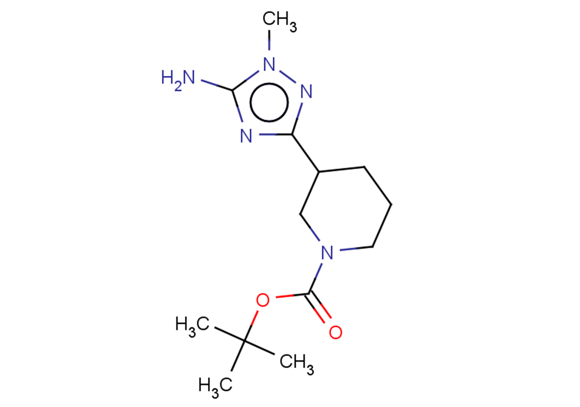 tert-butyl 3-(5-amino-1-methyl-1H-1,2,4-triazol-3-yl)piperidine-1-carboxylate