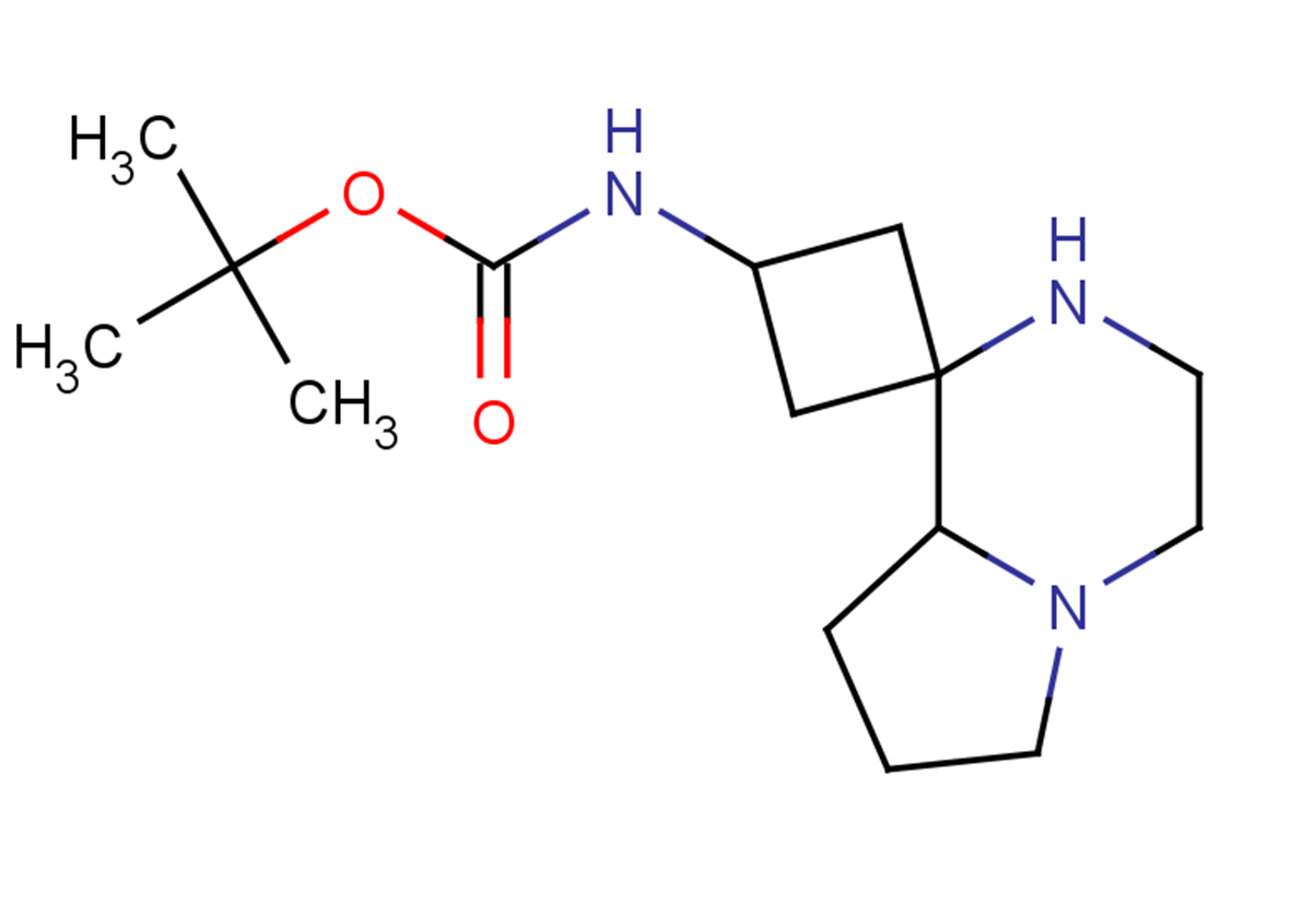 tert-butyl N-{hexahydro-2'H-spiro[cyclobutane-1,1'-pyrrolo[1,2-a]piperazine]-3-yl}carbamate