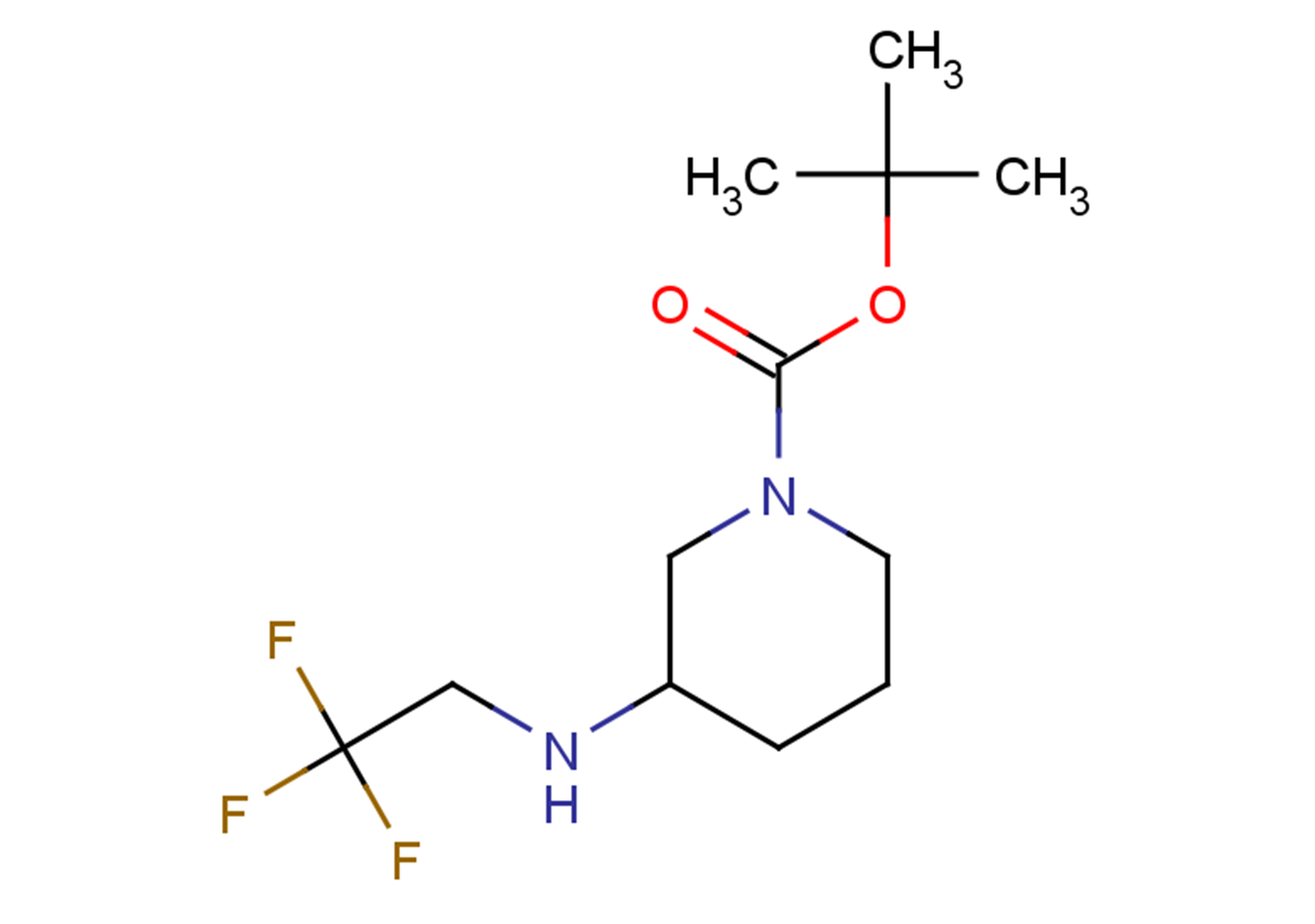 tert-butyl 3-[(2,2,2-trifluoroethyl)amino]piperidine-1-carboxylate