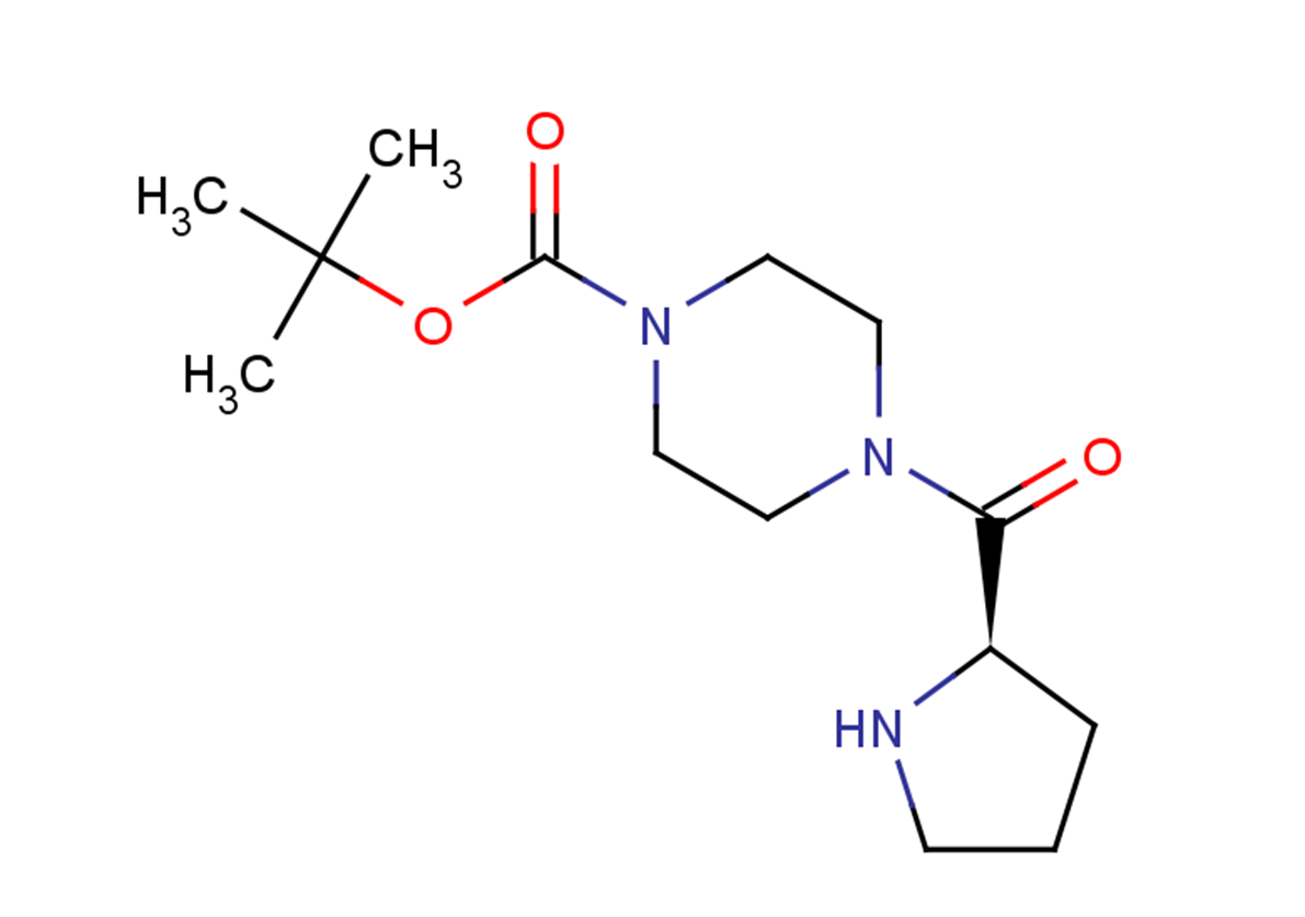 tert-butyl 4-{[(2R)-pyrrolidin-2-yl]carbonyl}piperazine-1-carboxylate
