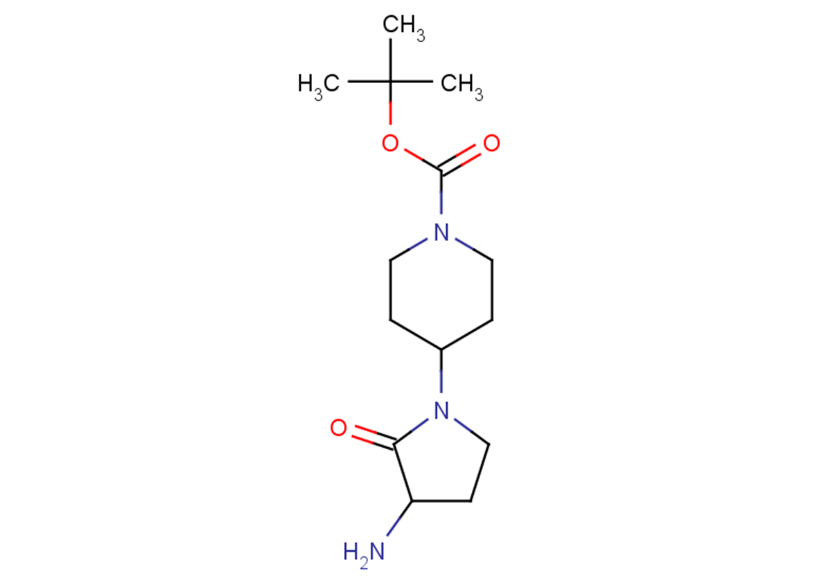 tert-butyl 4-(3-amino-2-oxopyrrolidin-1-yl)piperidine-1-carboxylate