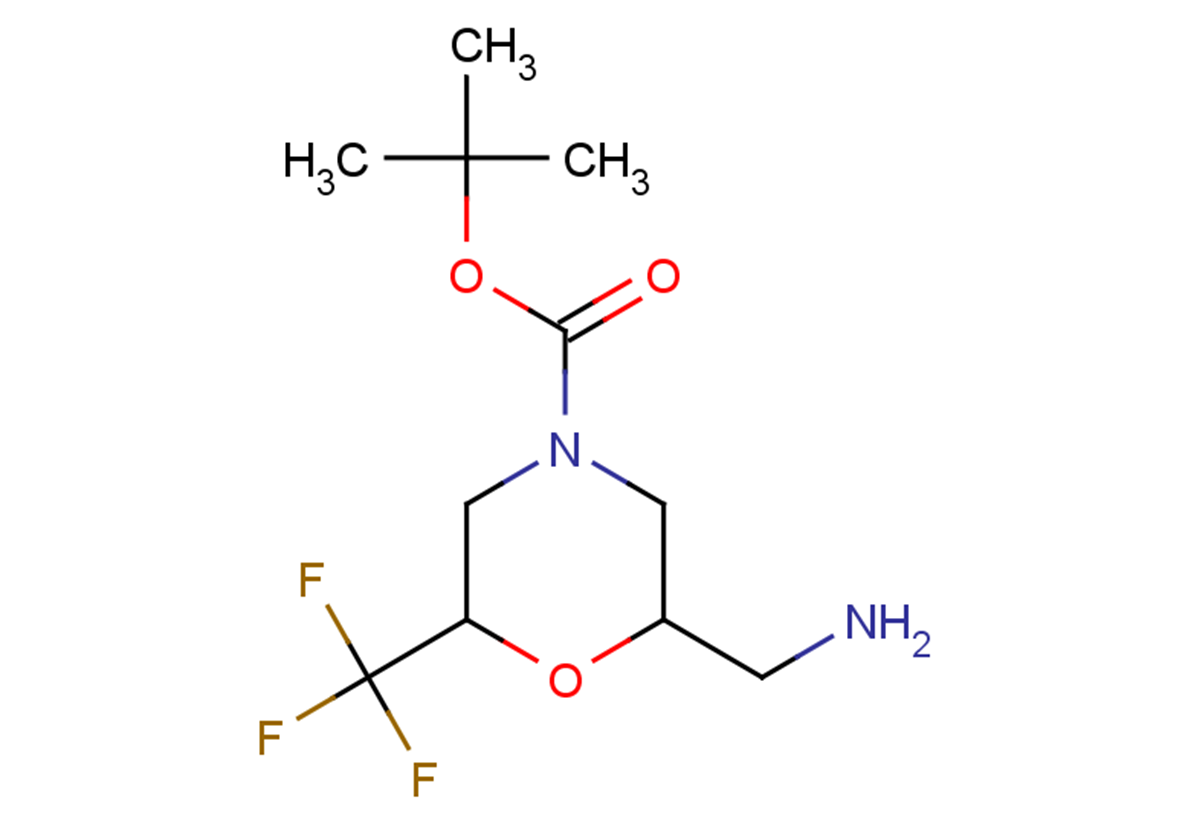tert-butyl 2-(aminomethyl)-6-(trifluoromethyl)morpholine-4-carboxylate