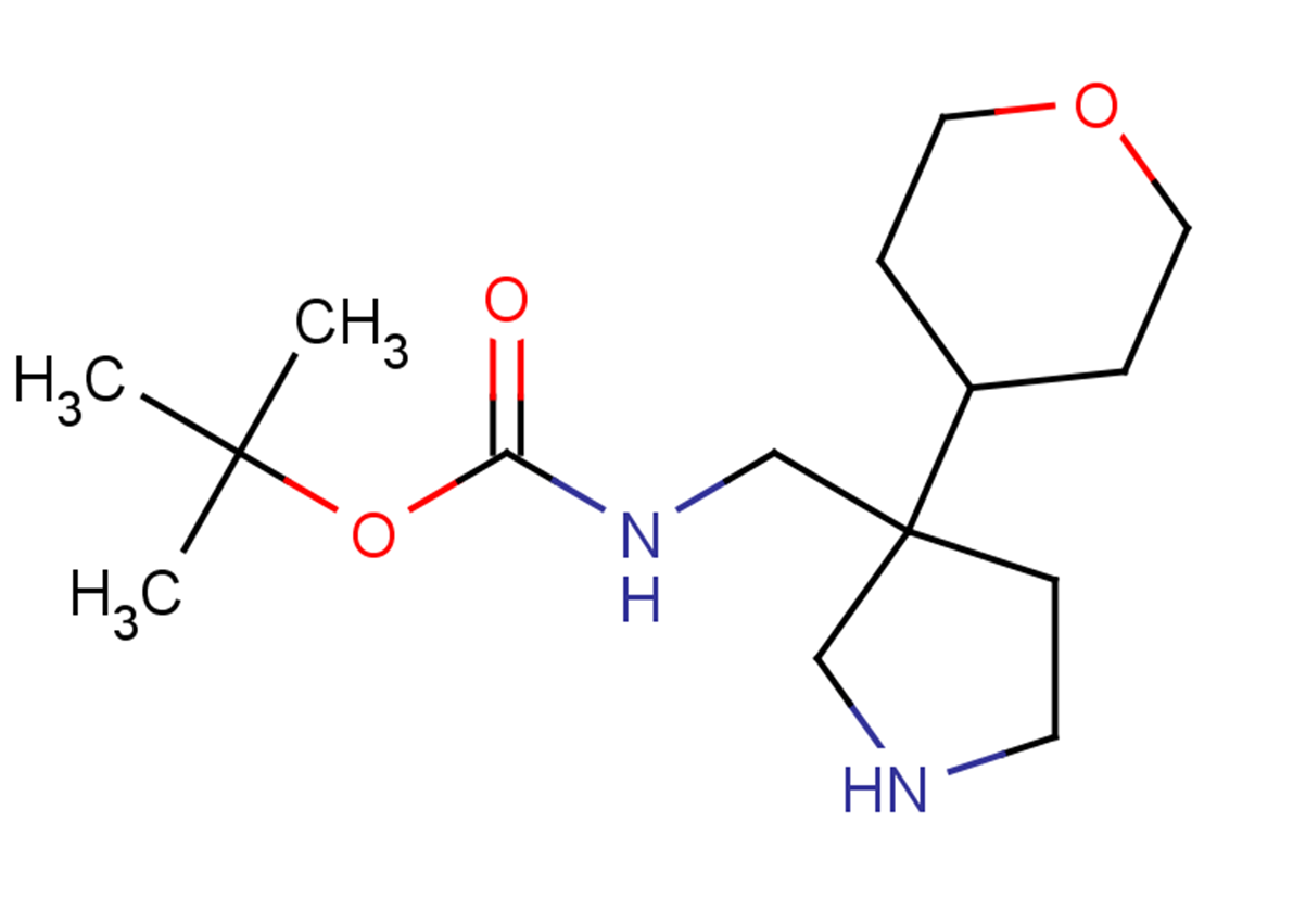 tert-butyl N-{[3-(oxan-4-yl)pyrrolidin-3-yl]methyl}carbamate