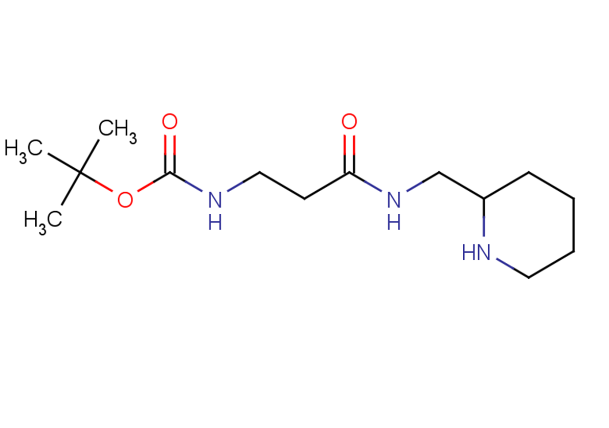 tert-butyl N-{2-[(piperidin-2-ylmethyl)carbamoyl]ethyl}carbamate