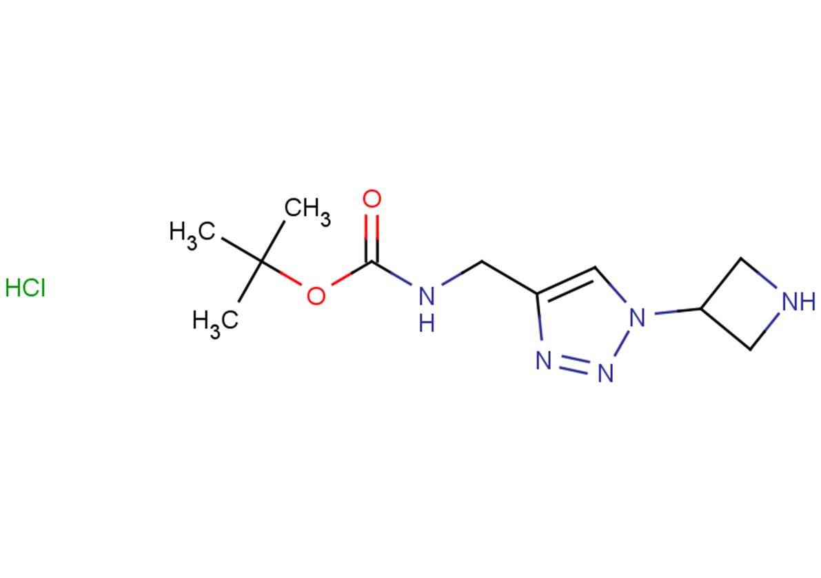 tert-butyl N-{[1-(azetidin-3-yl)-1H-1,2,3-triazol-4-yl]methyl}carbamate hydrochloride