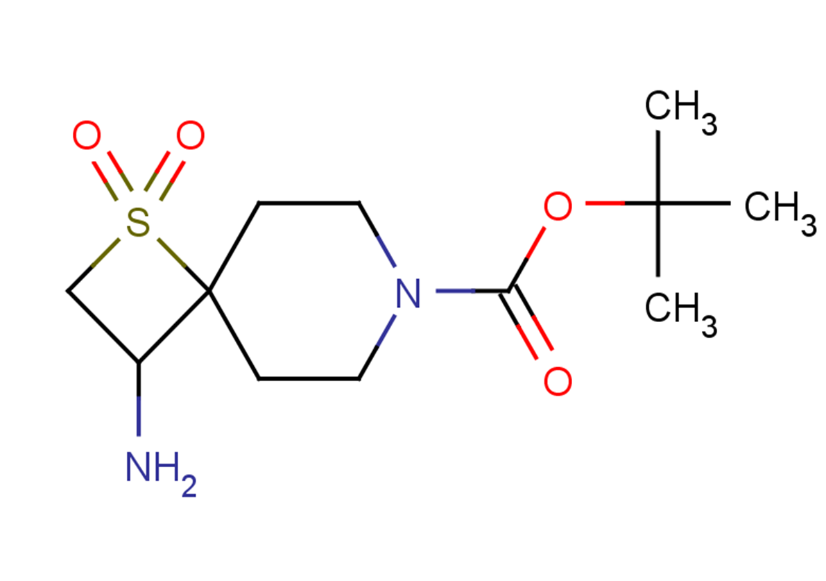 tert-butyl 3-amino-1,1-dioxo-1$l^{6}-thia-7-azaspiro[3.5]nonane-7-carboxylate