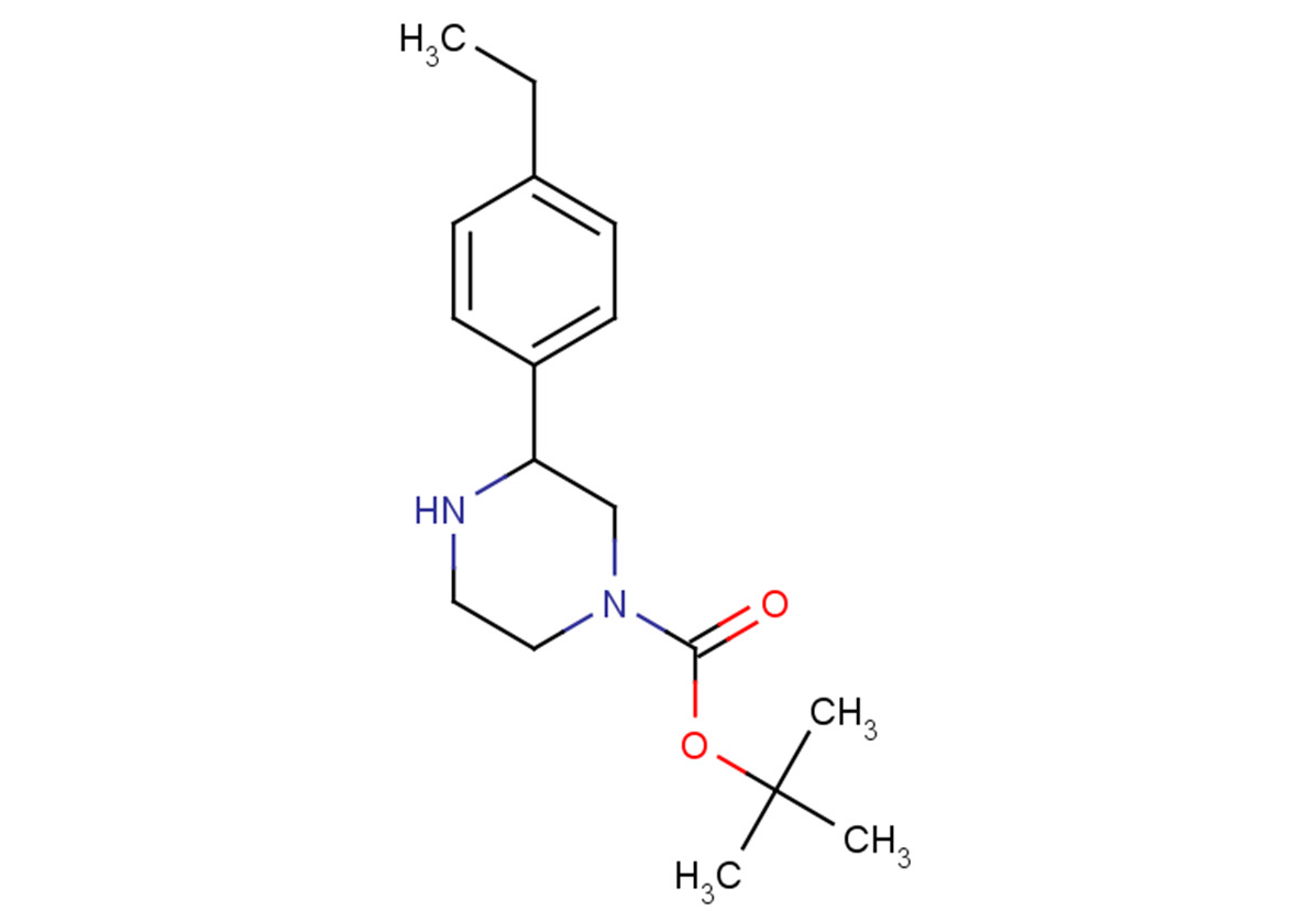 tert-butyl 3-(4-ethylphenyl)piperazine-1-carboxylate