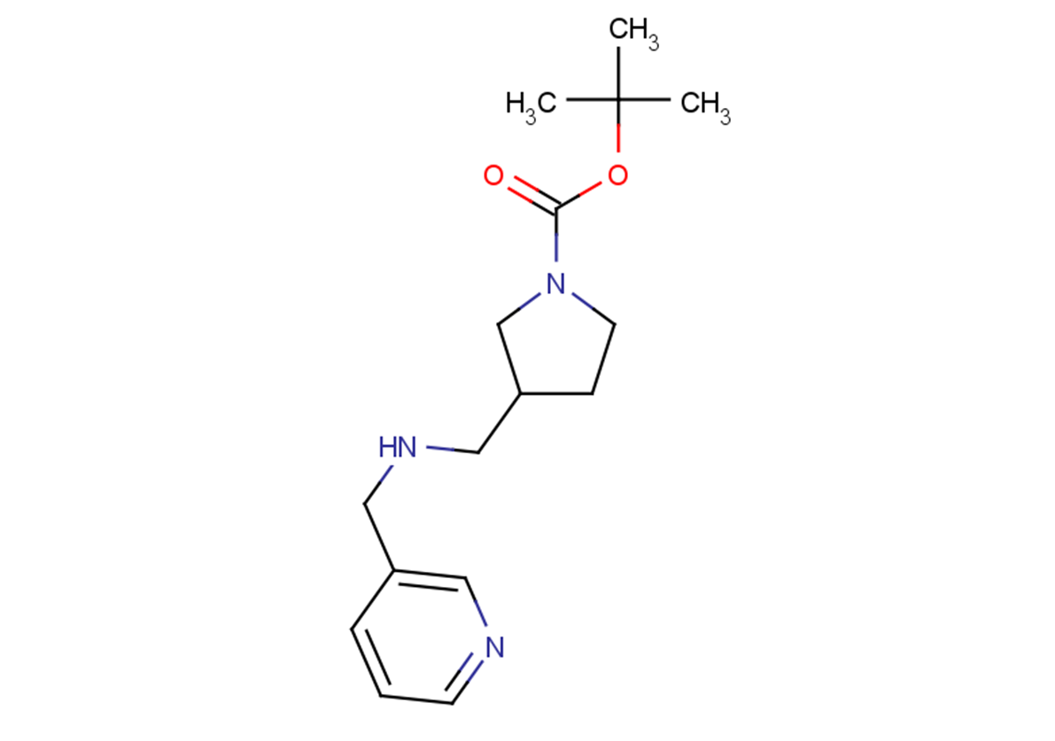 tert-butyl 3-{[(pyridin-3-ylmethyl)amino]methyl}pyrrolidine-1-carboxylate