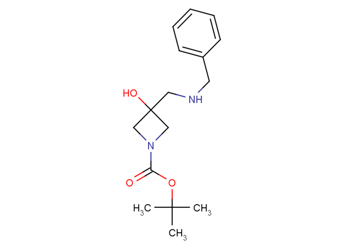 tert-butyl 3-[(benzylamino)methyl]-3-hydroxyazetidine-1-carboxylate