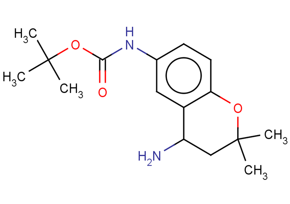 tert-butyl N-(4-amino-2,2-dimethyl-3,4-dihydro-2H-1-benzopyran-6-yl)carbamate