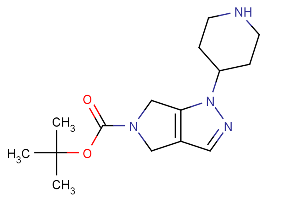 tert-butyl 1-(piperidin-4-yl)-1H,4H,5H,6H-pyrrolo[3,4-c]pyrazole-5-carboxylate