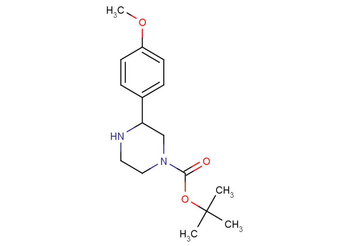 tert-butyl 3-(4-methoxyphenyl)piperazine-1-carboxylate