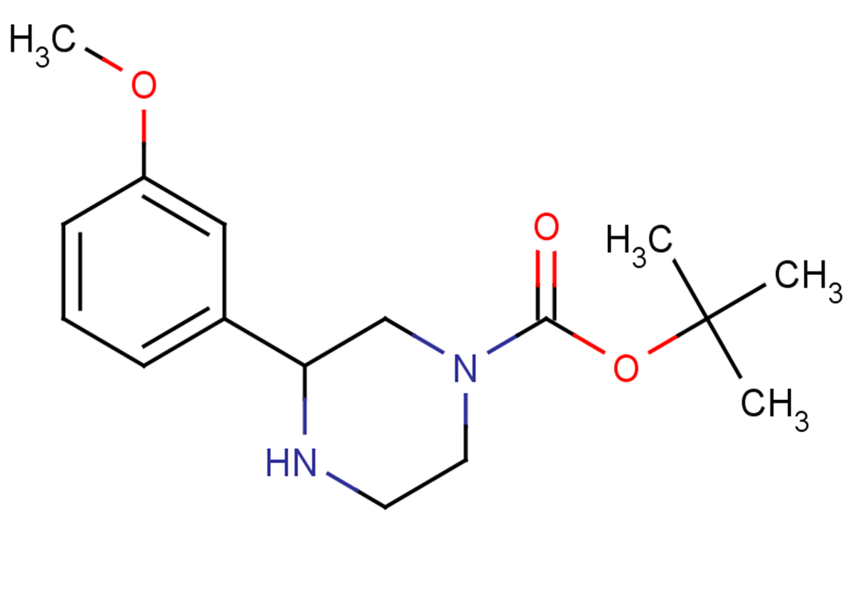 tert-butyl 3-(3-methoxyphenyl)piperazine-1-carboxylate
