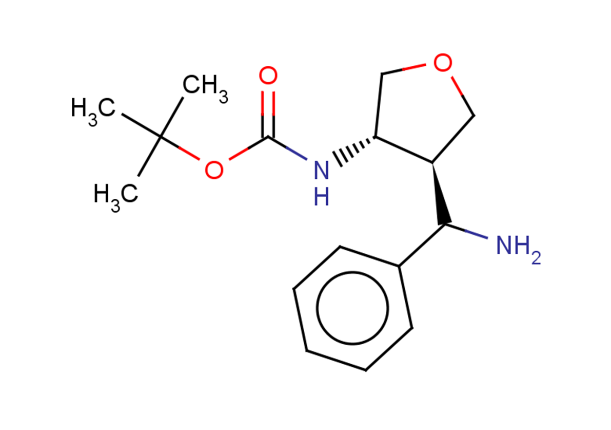 tert-butyl N-[(3S,4S)-4-[amino(phenyl)methyl]oxolan-3-yl]carbamate