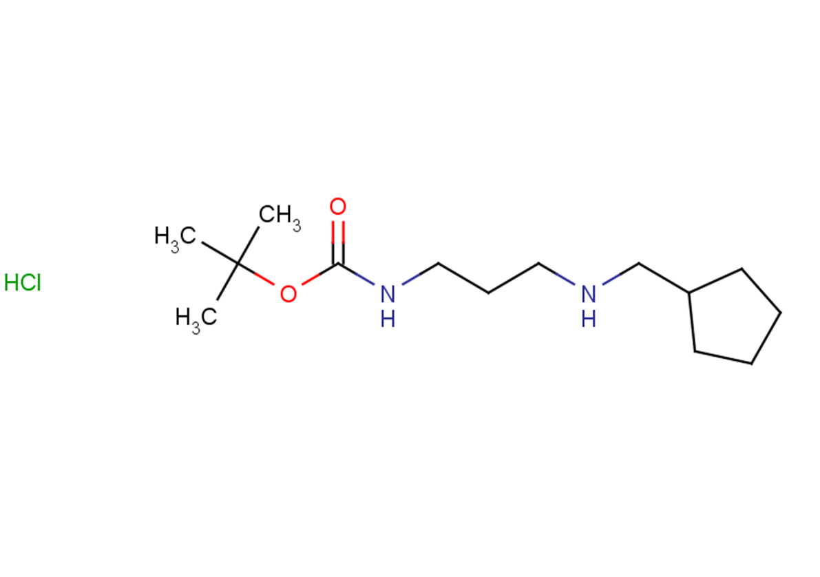 tert-butyl N-{3-[(cyclopentylmethyl)amino]propyl}carbamate hydrochloride
