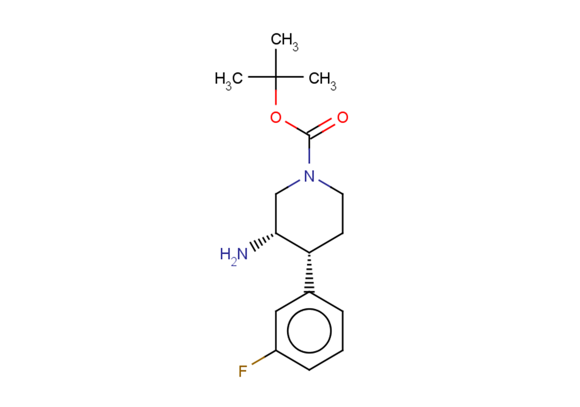 tert-butyl (3S,4R)-3-amino-4-(3-fluorophenyl)piperidine-1-carboxylate
