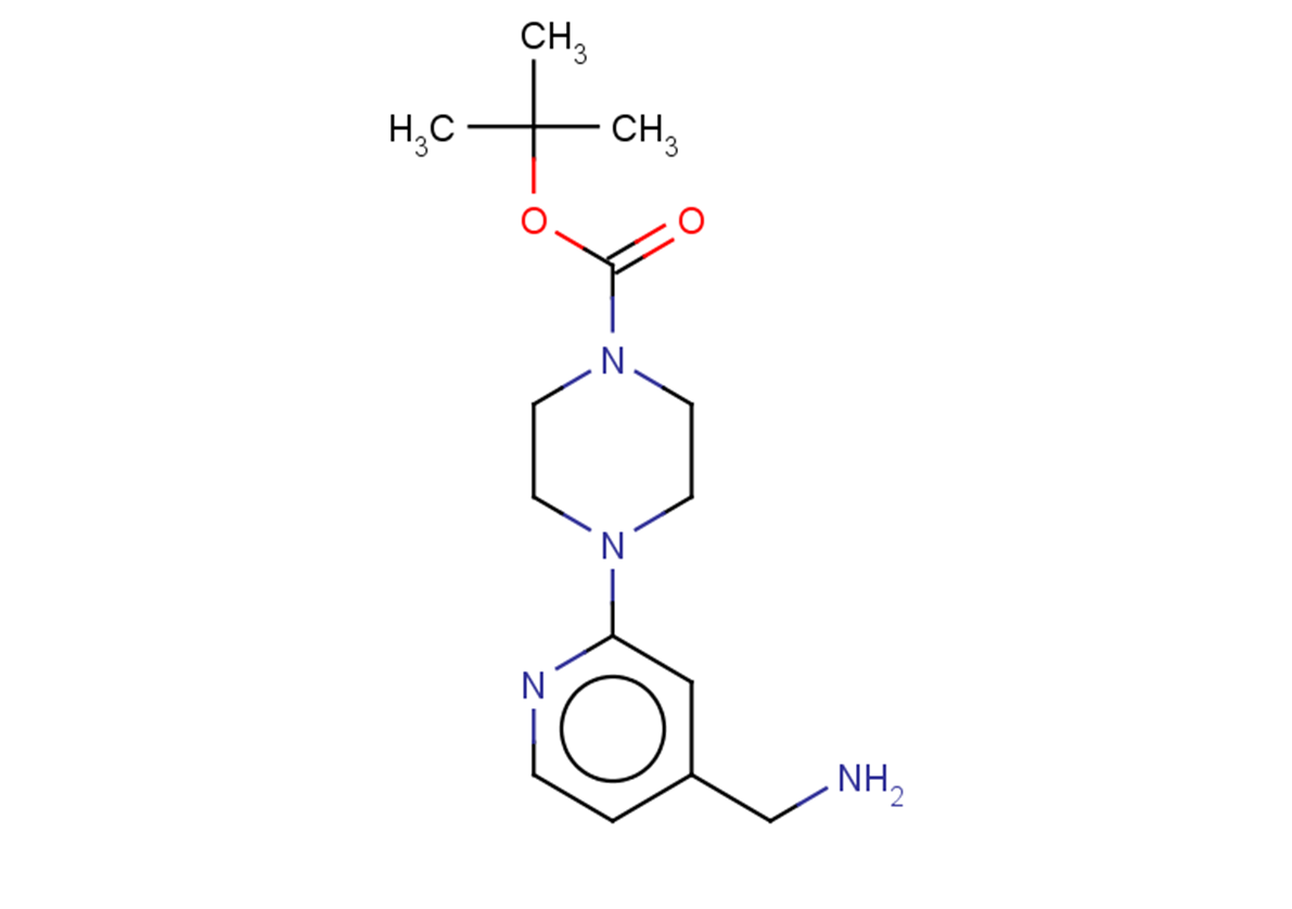 tert-butyl 4-[4-(aminomethyl)pyridin-2-yl]piperazine-1-carboxylate